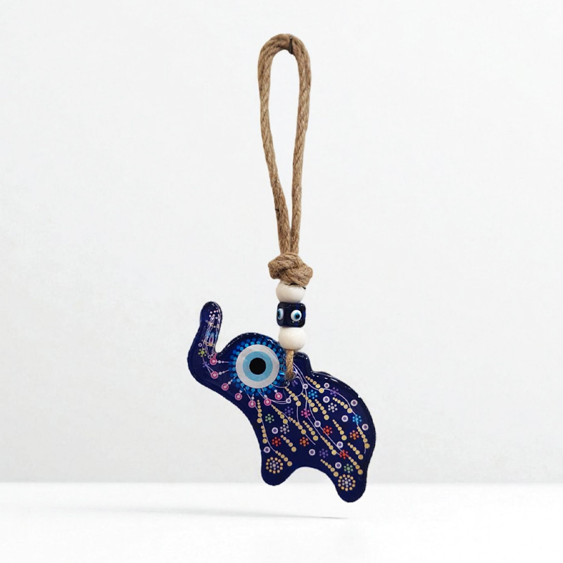Colgante Vidrio Elefante 23cm