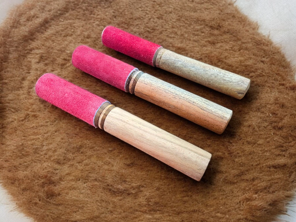 Baqueta Madera Grande Gamuza