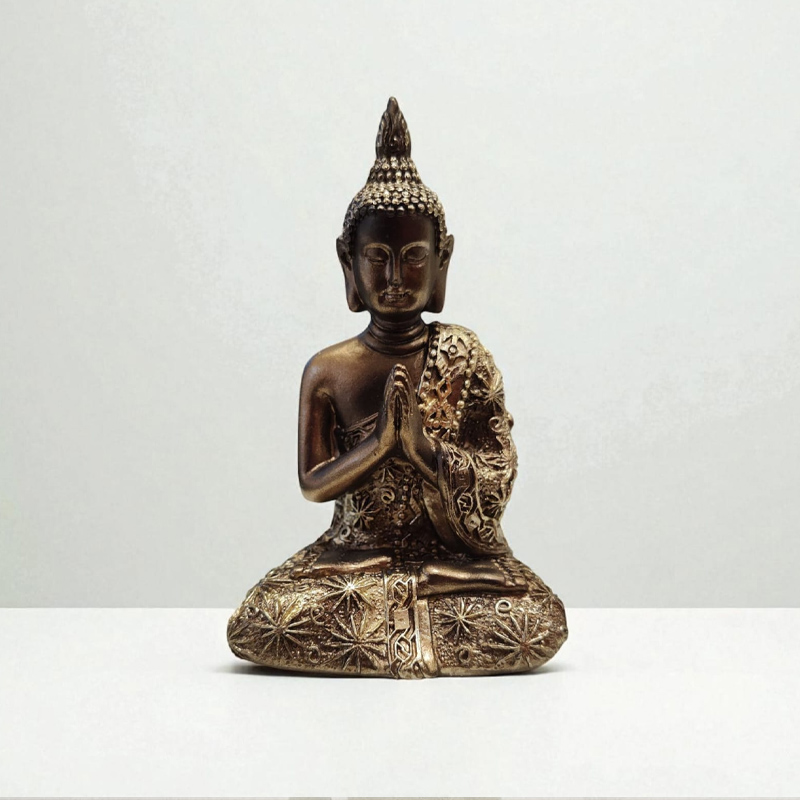 Buda Color Bronce Modelo N°2 8cm