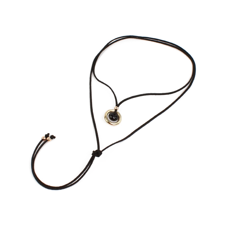 Collar Gamuza Negro Soul Color