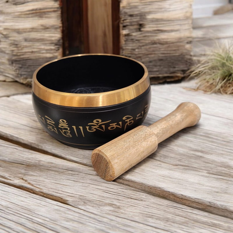 Cuenco Tibetano 11cm Negro