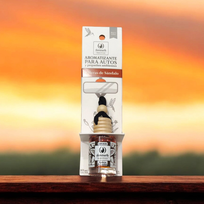 Difusor para Auto Madera de Sandalo, Iluminarte