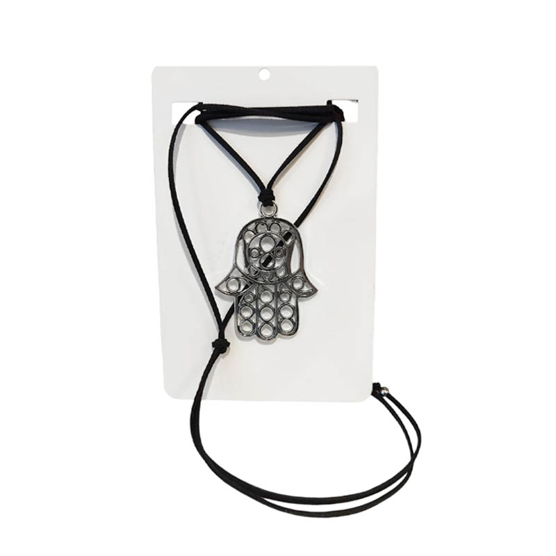 Collar Gamuza Corbatero Hamsa