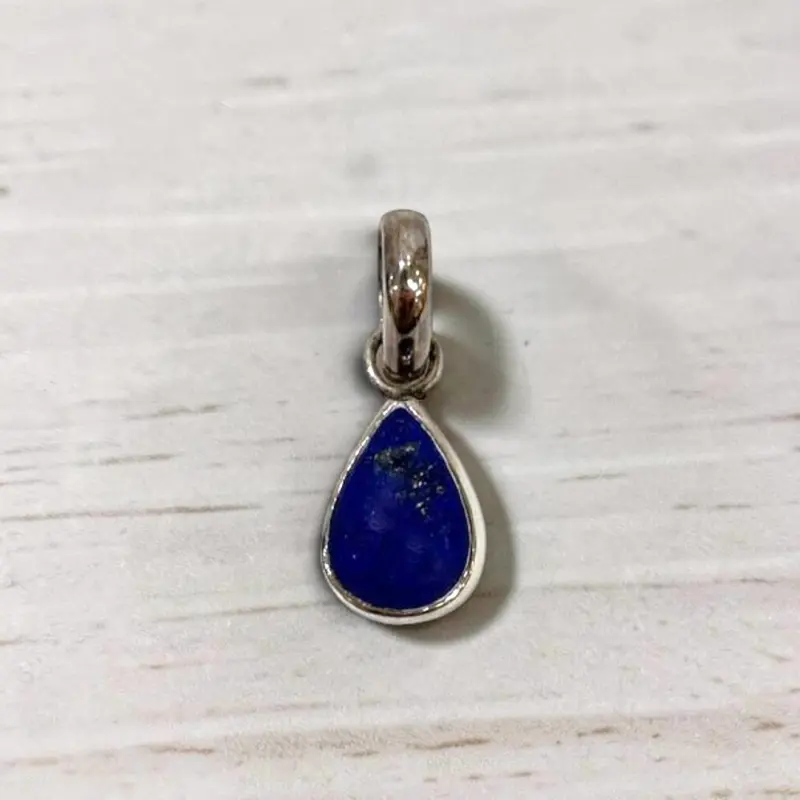 Dije Gema Lapislazuli Gota en Plata 925