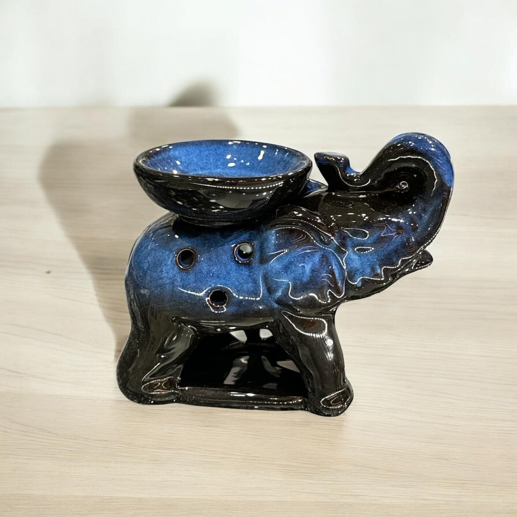 Hornito Elefante Cerámica Esmaltado
