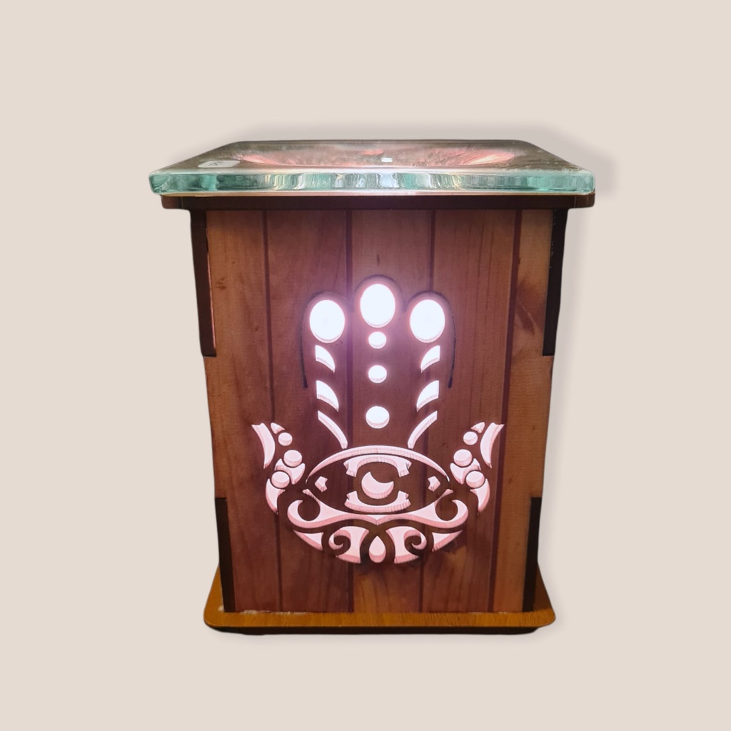 Hornito Eléctrico con Luz Colores Varios Mano de Fatima 13cm