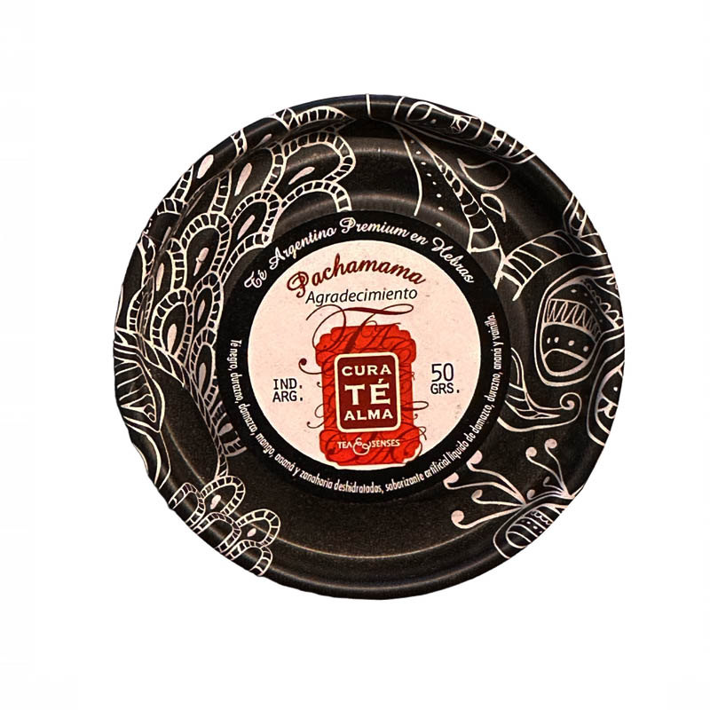 Lata Té Negro en Hebras Pachamama, Agradecimiento, Cura Té Alma 50g
