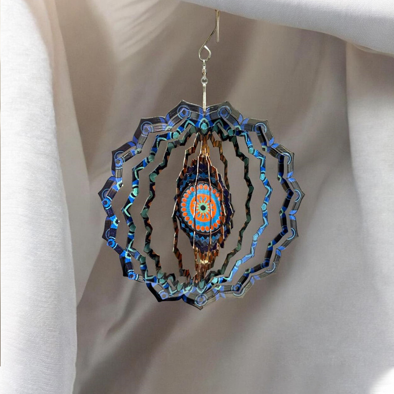 Movil Metal Colgante Mandala Flor N°2