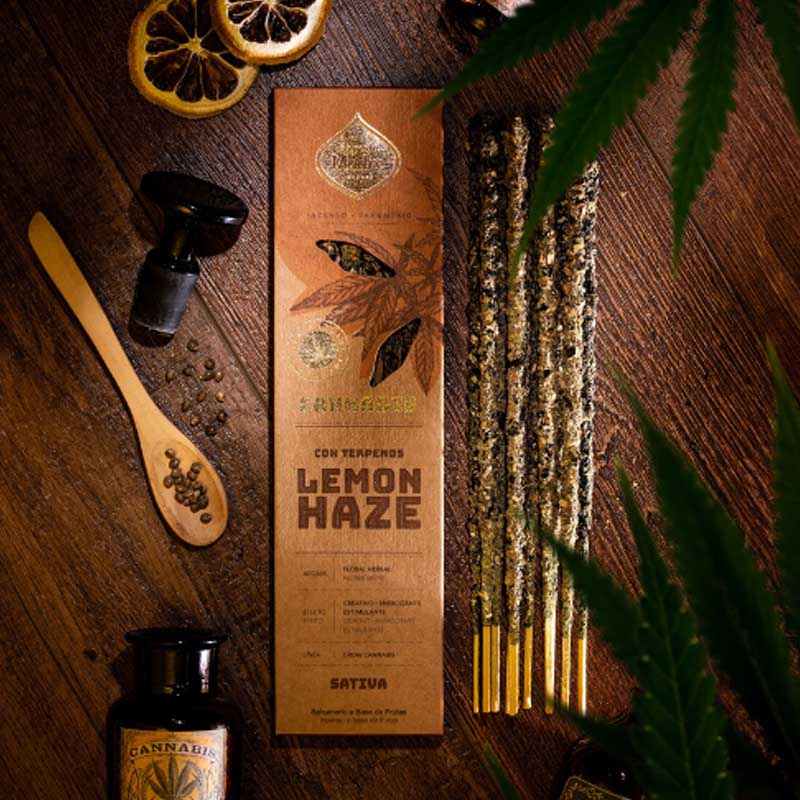 Sahumerio Cannabis THC Lemon Haze, Sagrada Madre