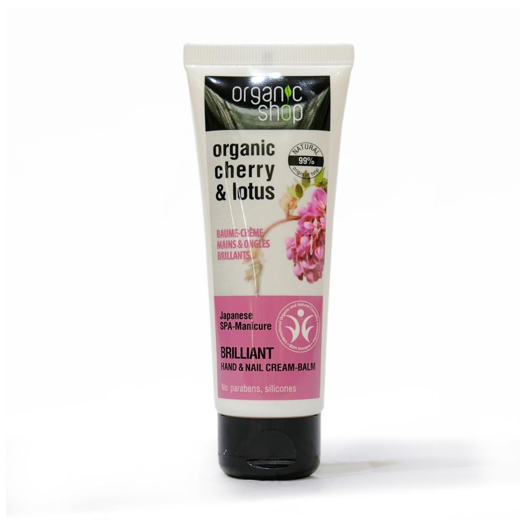 Crema de Manos Cherry &amp; Lotus, Organic Shop 75ml