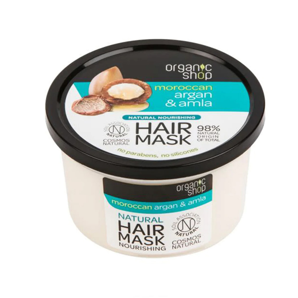 Hair Mask Moroccan Argan &amp; Amla Organic Shop 250ml