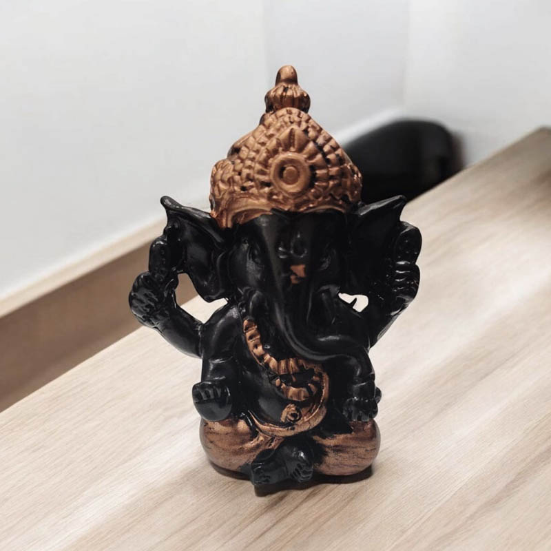 Ganesha Negro 5.5cm Modelo N°3