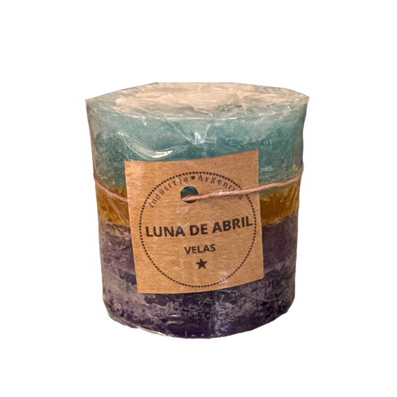 Vela Aromatica Luna de Abril Luli Grande 7x7cm