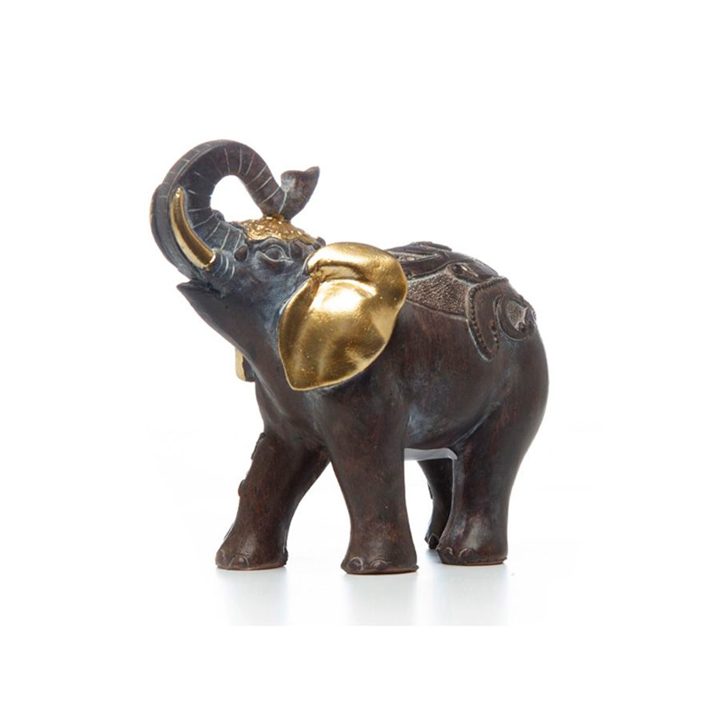 Elefante Orejas Oro 14 cm