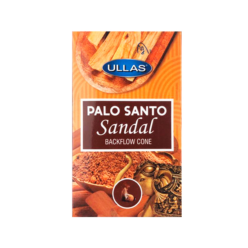 Conos para Cascada de Humo Palo Santo Sandal Ullas x10u