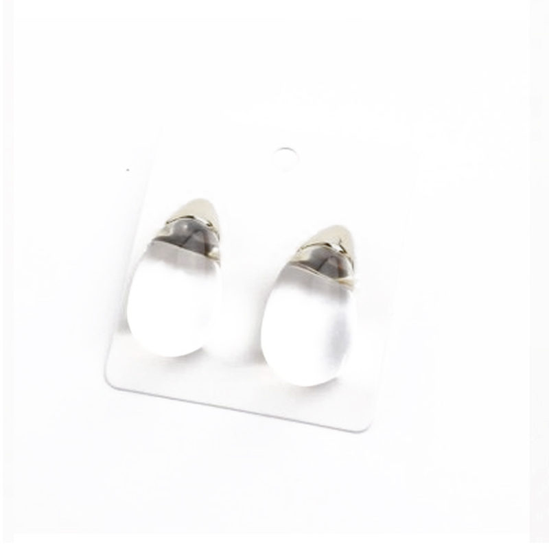 Aro Chunky Crystal Drop Silver