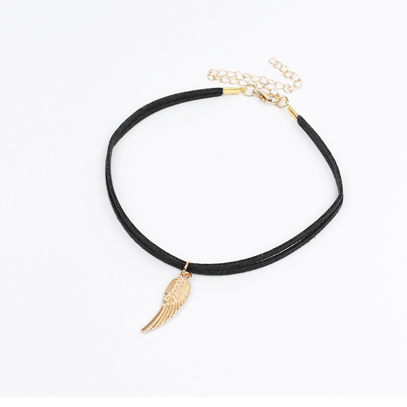 Choker Gold Wing Black