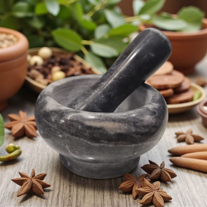 Mortero de Piedra 9cm