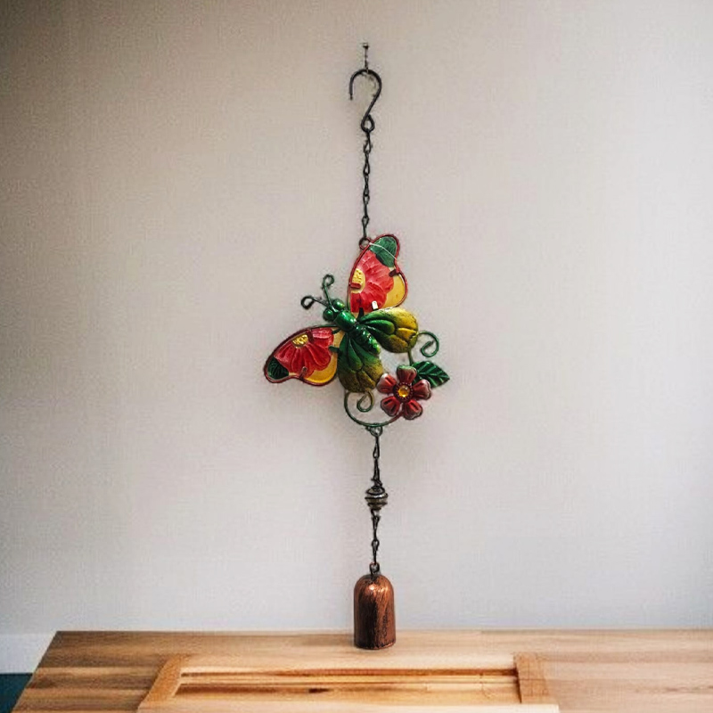 Movil Metal Colgante Mariposa con Campana 45cm