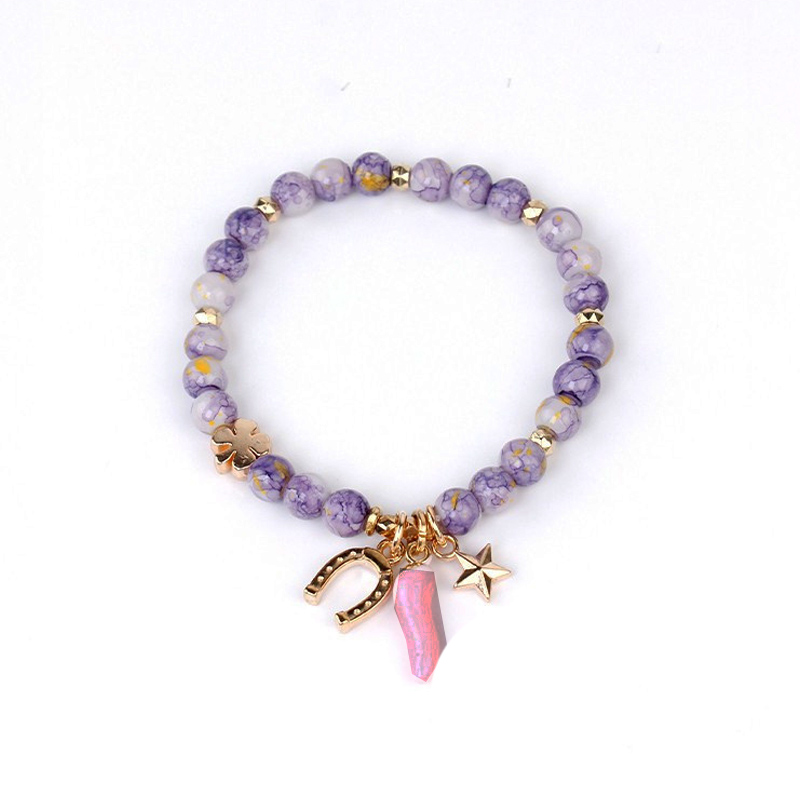 Pulsera Elastica Violeta Magic Amulet