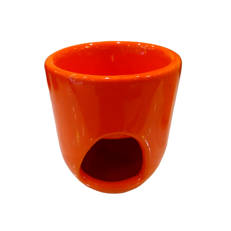 Hornito Cerámica Naranja 10cm