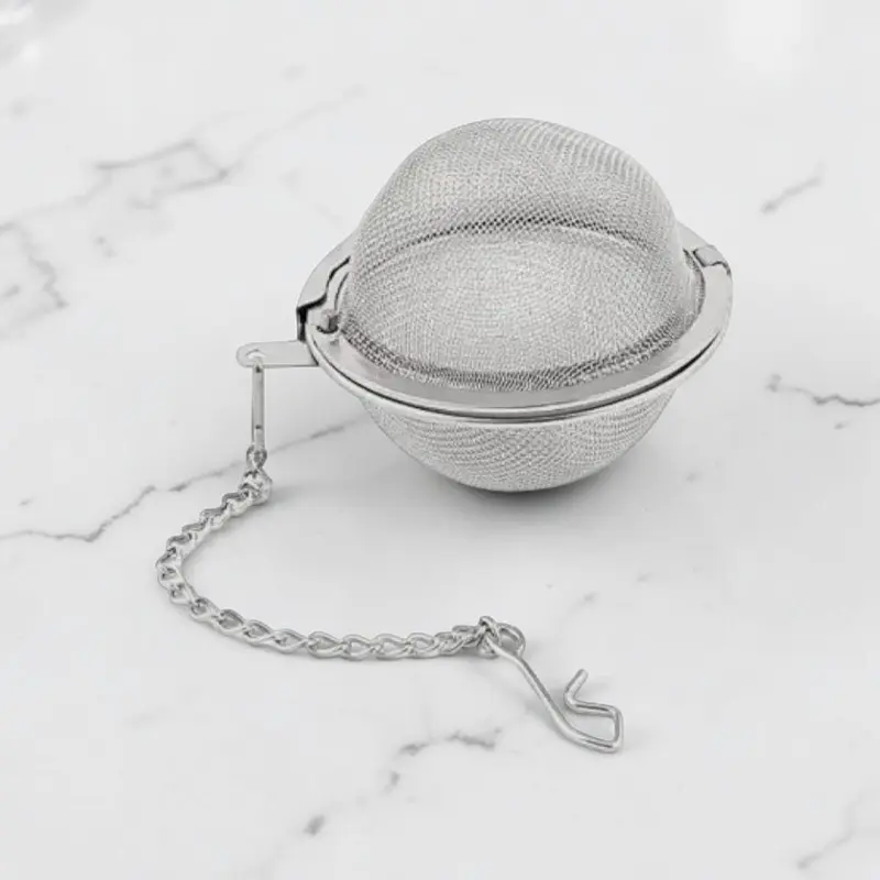 Infusor Metalico Redondo con Cadena