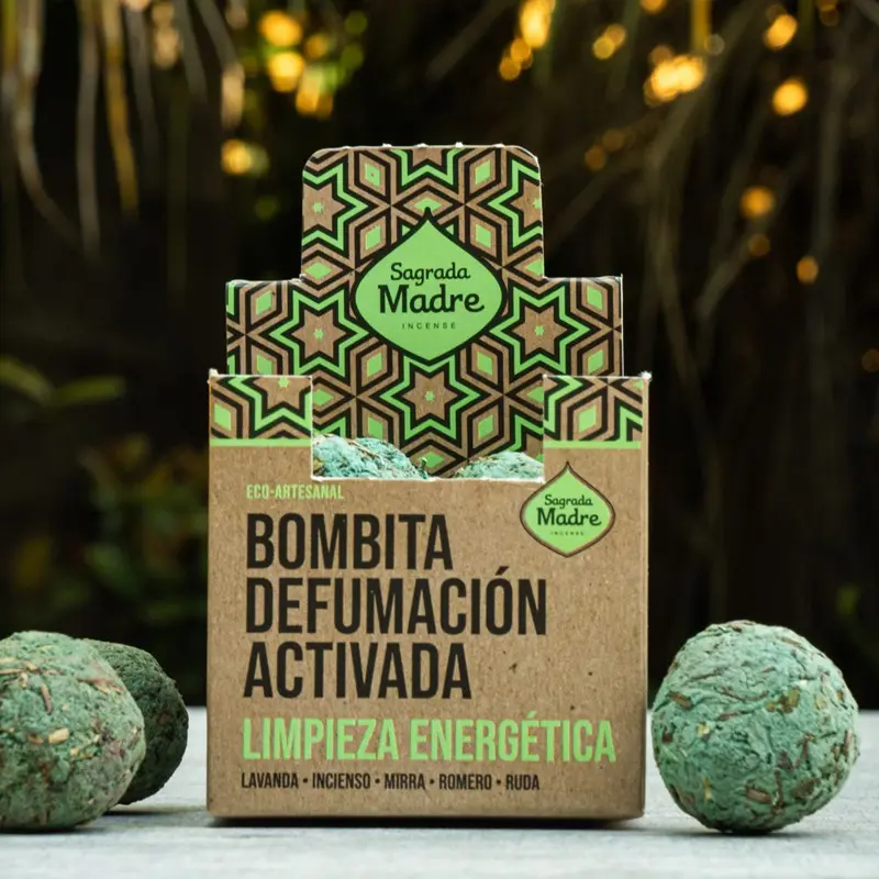 Bombita de Defumación Sagrada Madre x Unidad Limpieza Energetica