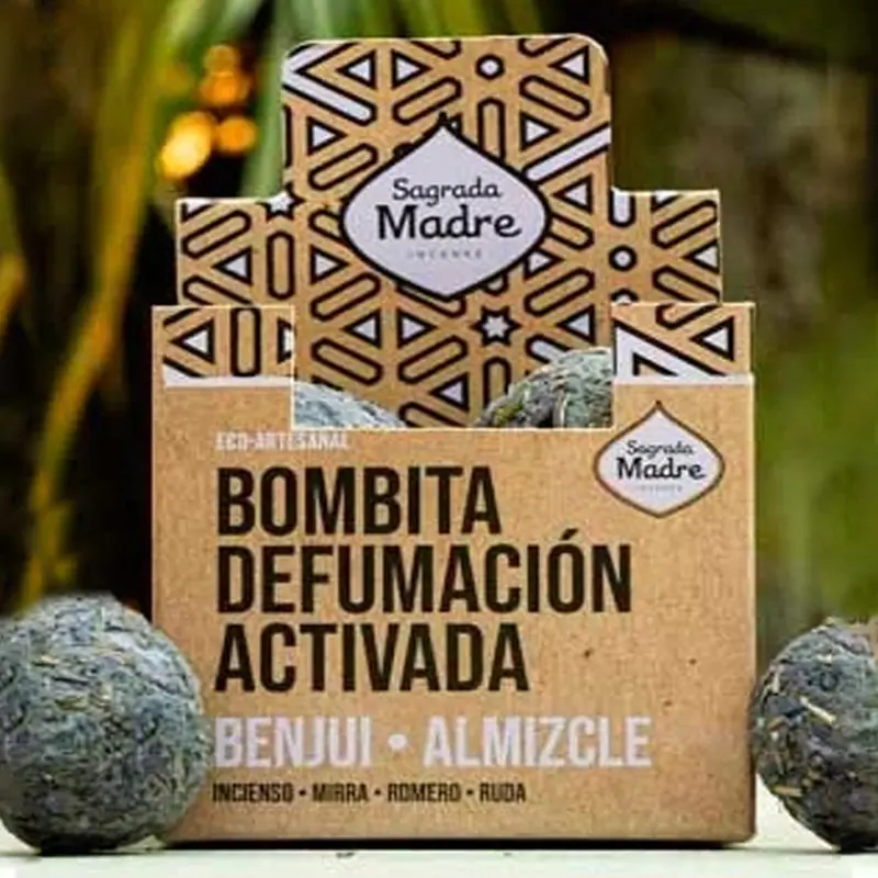 Bombita de Defumación Sagrada Madre x Unidad Benjui Almizcle