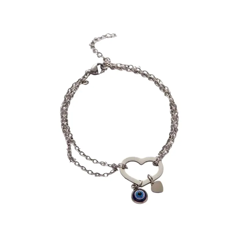 Pulsera Trendy Mano de Fatima con Ojo Turco