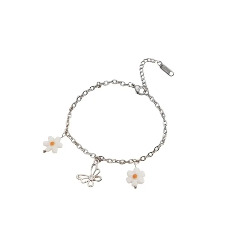 Pulsera Trendy Margaritas y Mariposa