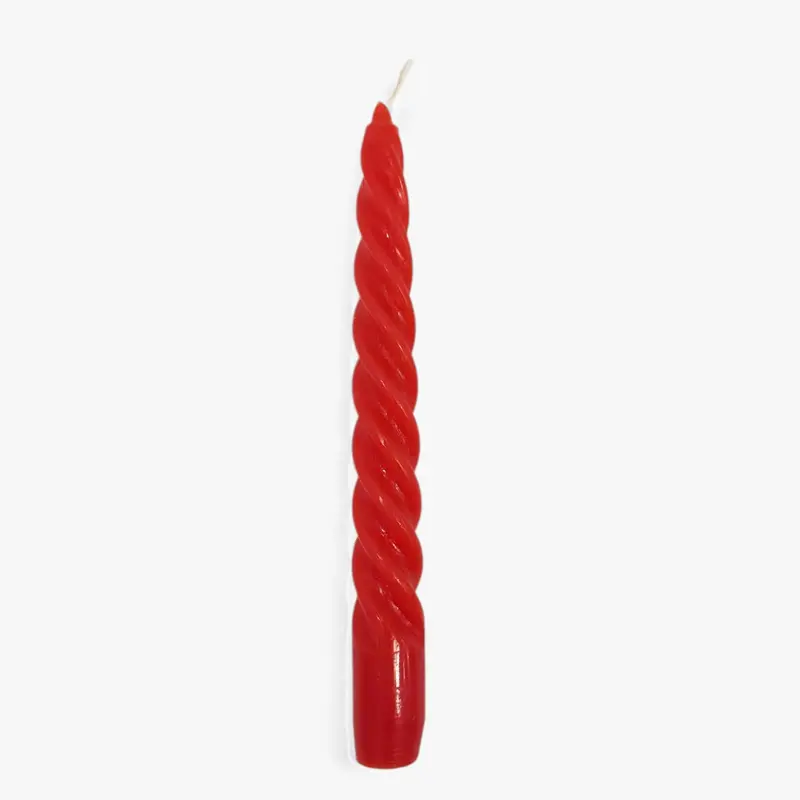 Velas Torneadas x3u Roja