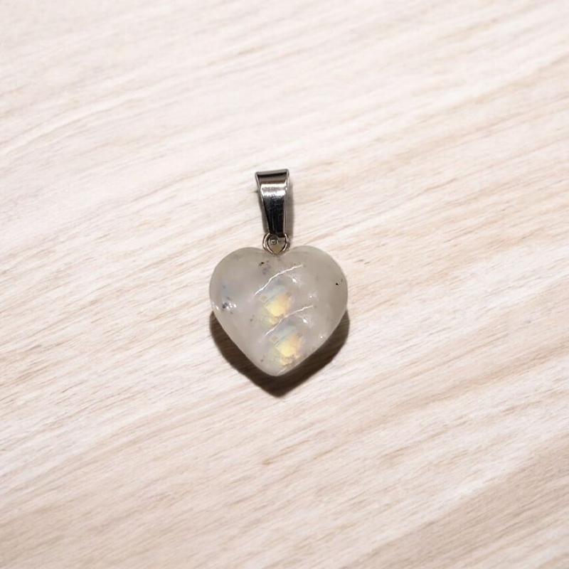 Dije Gema Piedra de la Luna Corazon