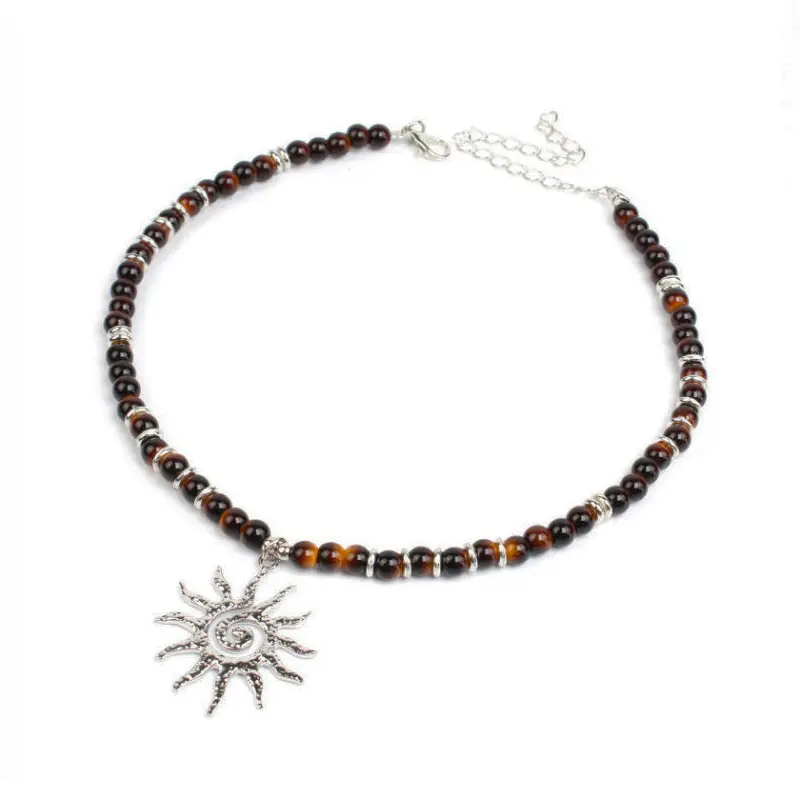 Collar Flexible Silver Sun