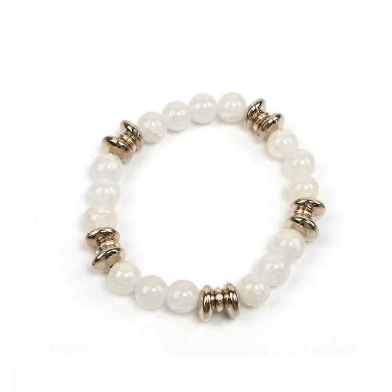 Pulsera Elastica Shattered Colors Blanca