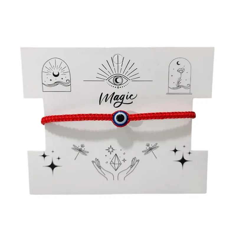 Pulsera Hilo Roja con Ojo Turco