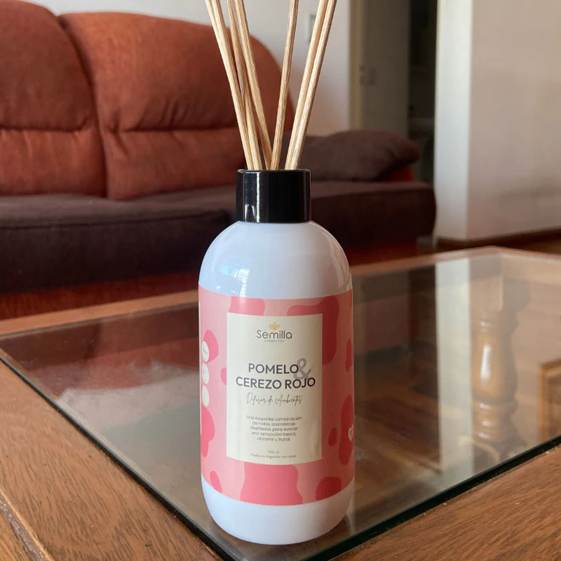 Difusor de Aromas Pomelo &amp; Cerezo Rojo Semilla