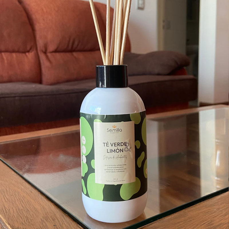 Difusor de Aromas Te Verde &amp; Limon Semilla
