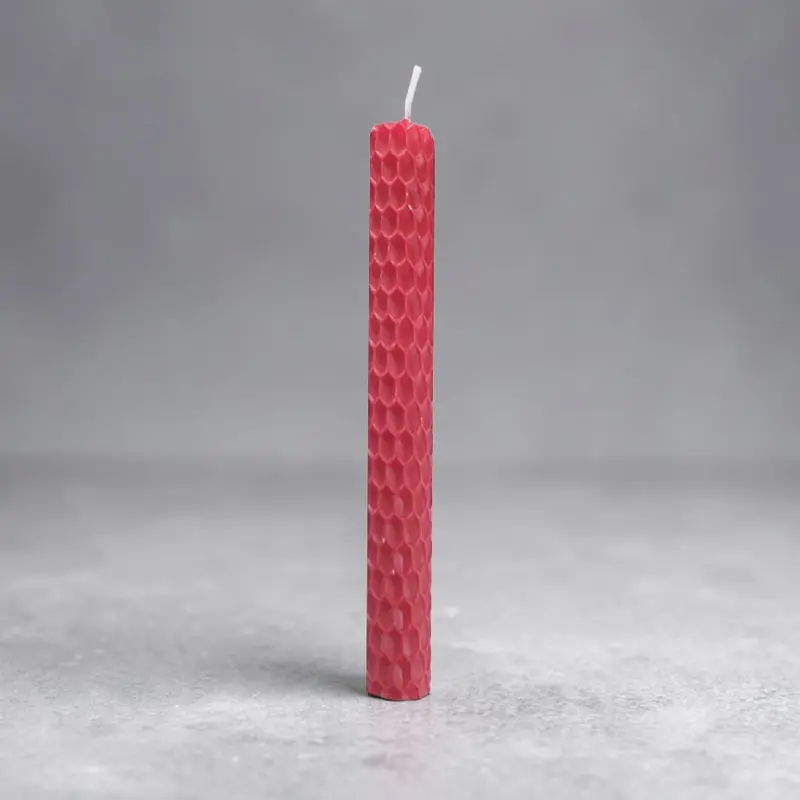 Velas de Miel Roja Iluminarte x unidad