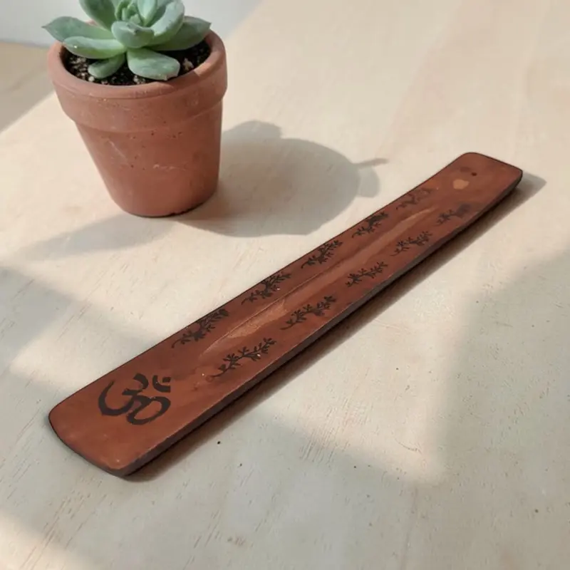 Porta Sahumerio Madera Sky Om