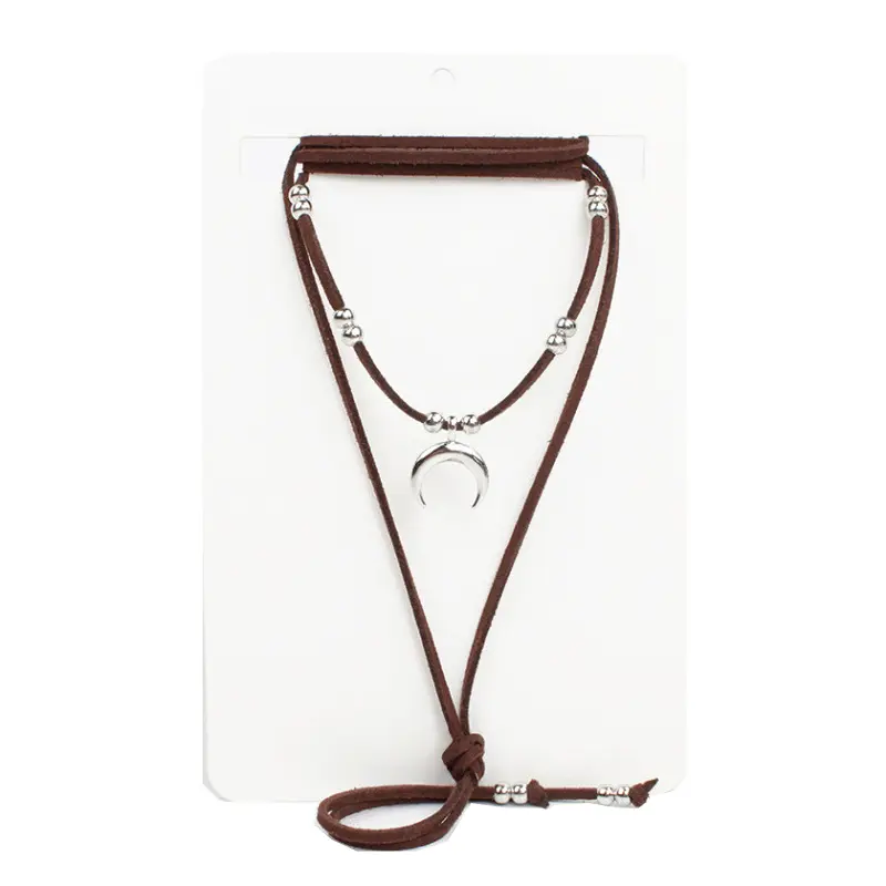 Collar de Gamuza Inverted Moon