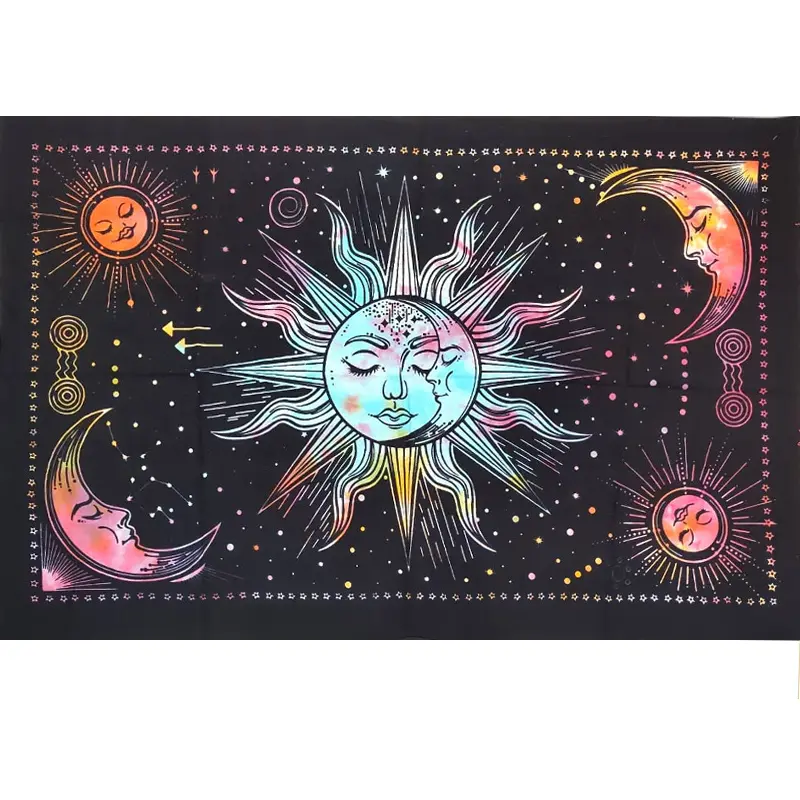 Tapiz India Sol y Luna 105x80cm