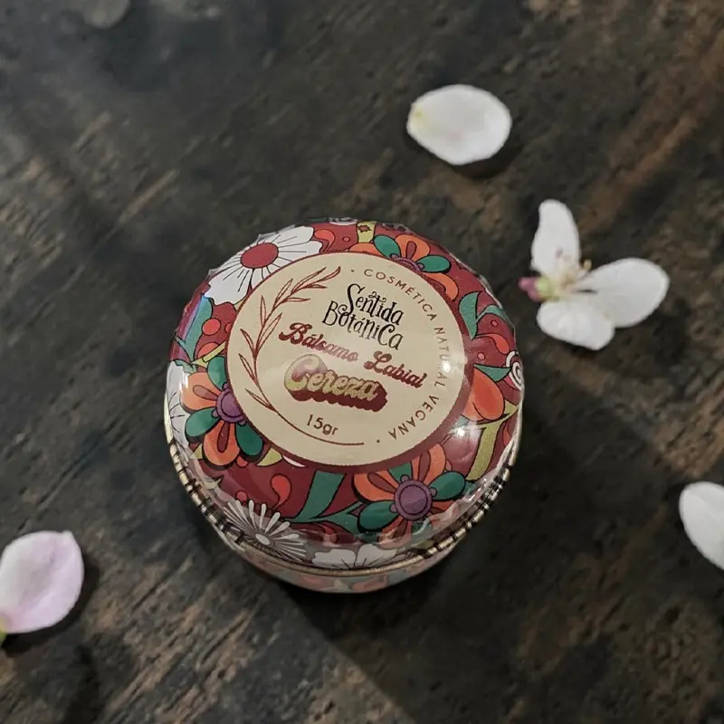 Bálsamo Labial en Lata Cereza, Sentida Botánica