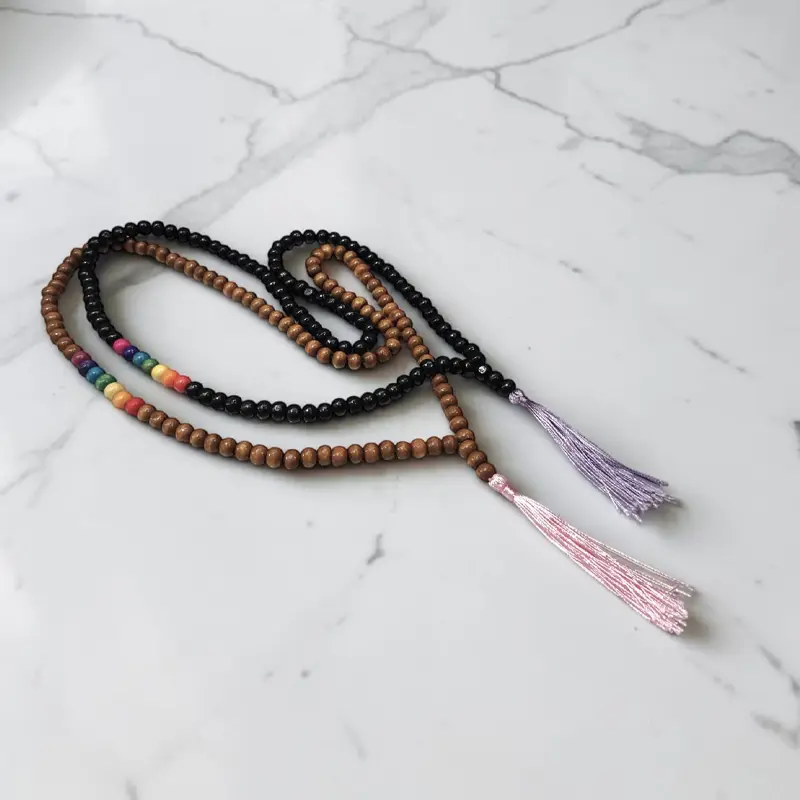 Japa Mala Colores Varios 7 Chakras Modelo N°2