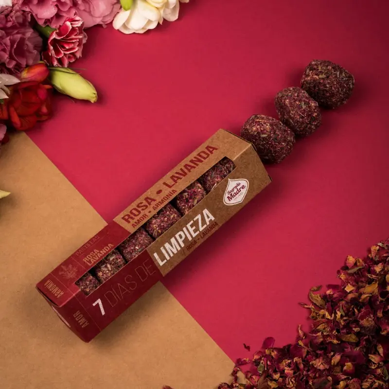 Pastillas 7 Dias de Limpieza, Sagrada Madre Rosa-Lavanda