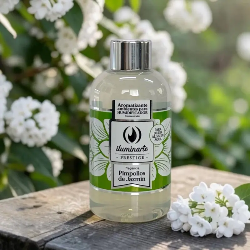 Aromatizante de Ambientes para Humidificador Pimpollos de Jazmin, Iluminarte 200ml