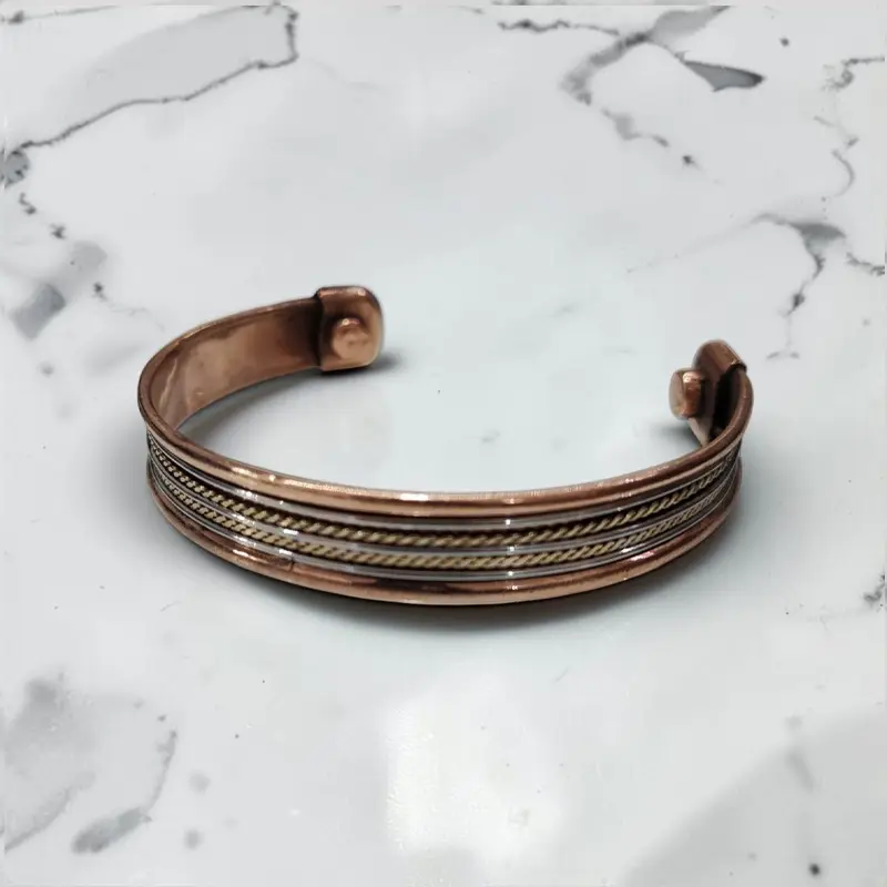Pulsera Magnetica Cobre con Imanes N°8