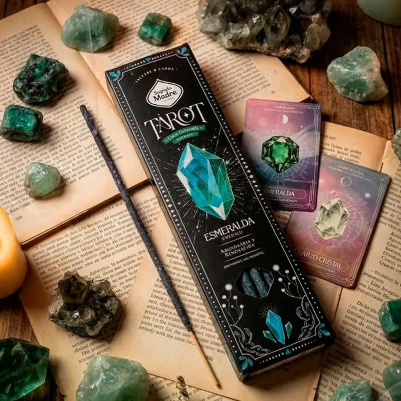 Sahumerio Sagrada Madre, Tarot Esmeralda