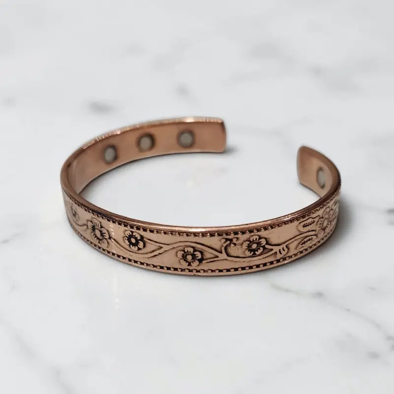 Pulsera Magnetica Cobre con Imanes N°12