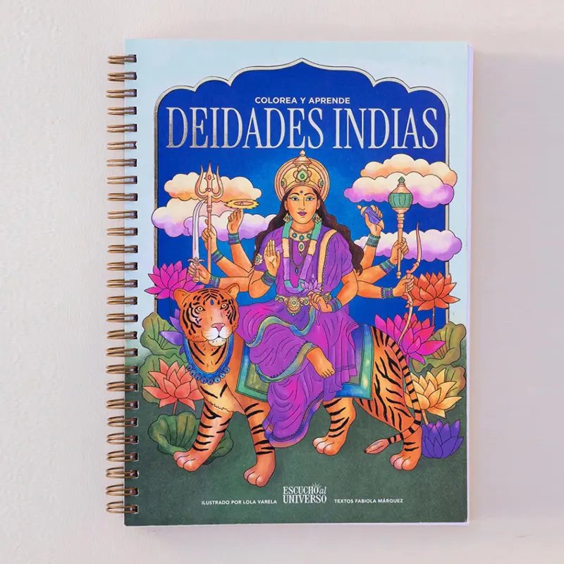 Cuaderno Colorea y Aprende Deidades Indias