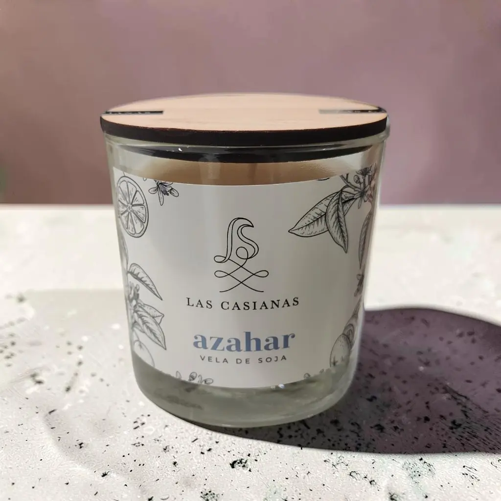 Vela de Soja Clasica Azahar, Las Casianas
